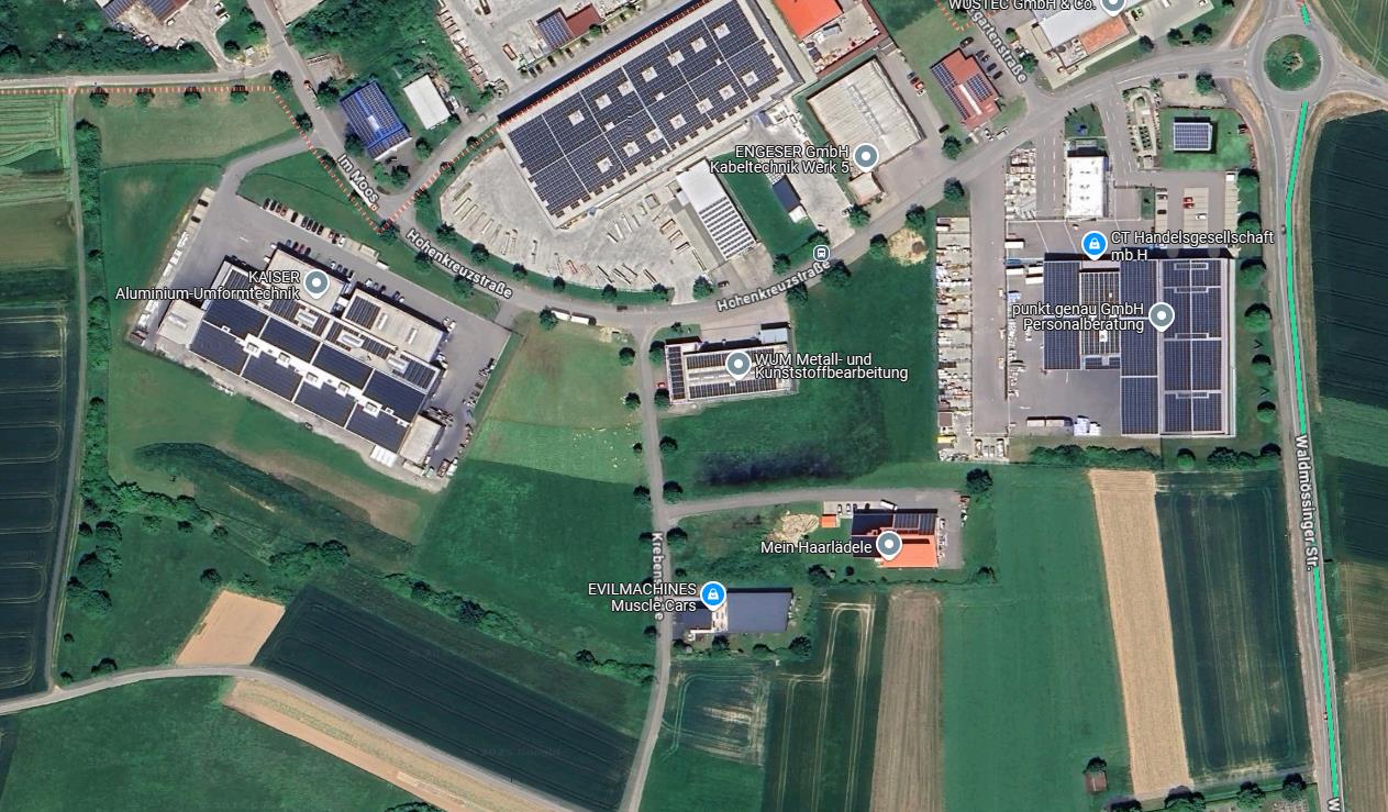 Gleich Transporte Standort Schramberg Satellitenansicht
